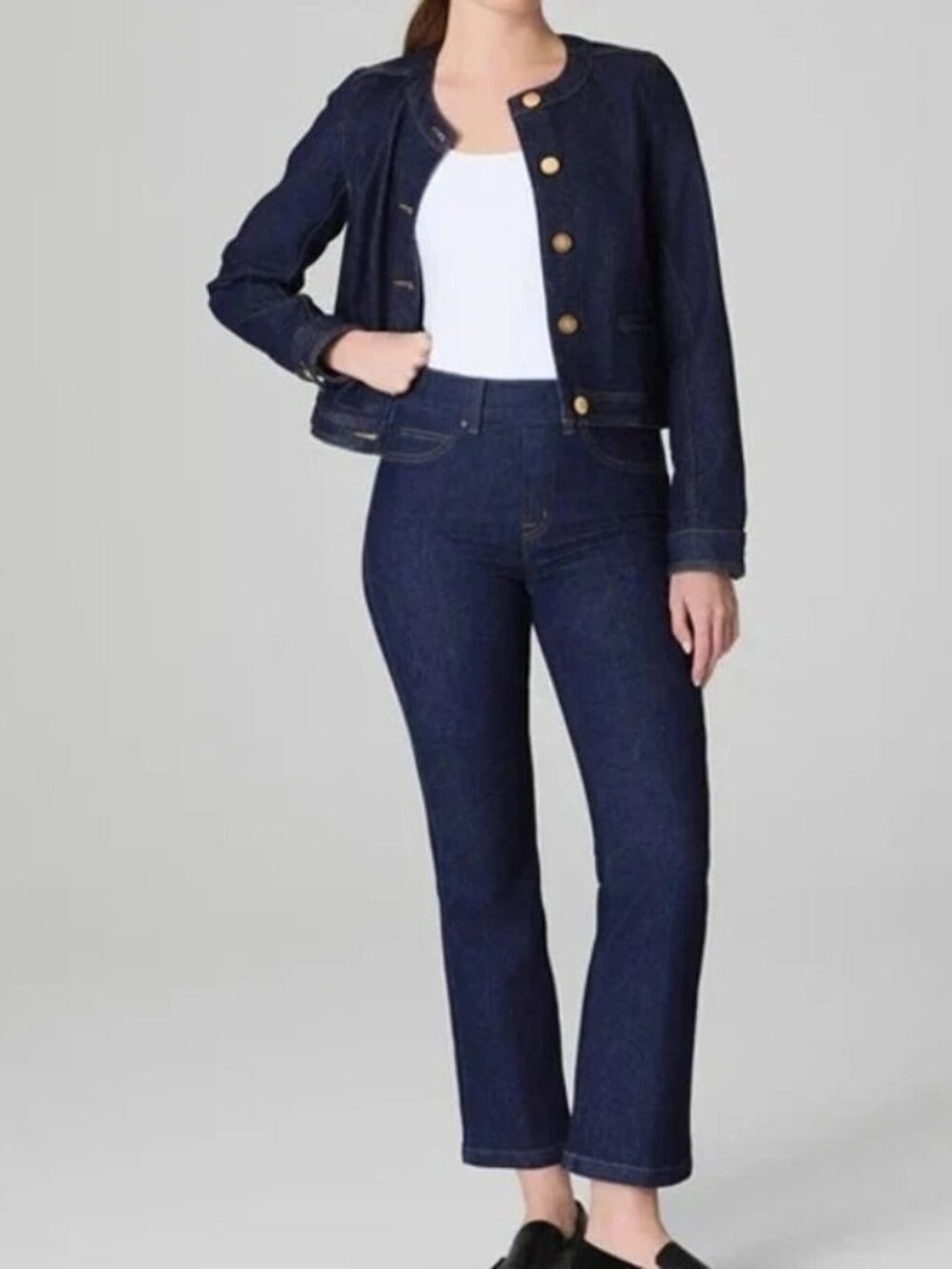 Spanx Small Dark EveryWear Kick Flare Jeans